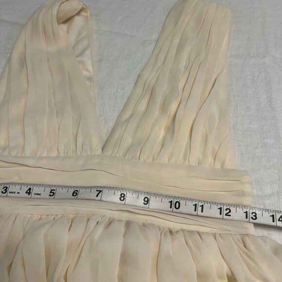 Impressions Women's Evening Dress Ivory Size Small Zipper Cocktail Dress - Picture 8 of 10